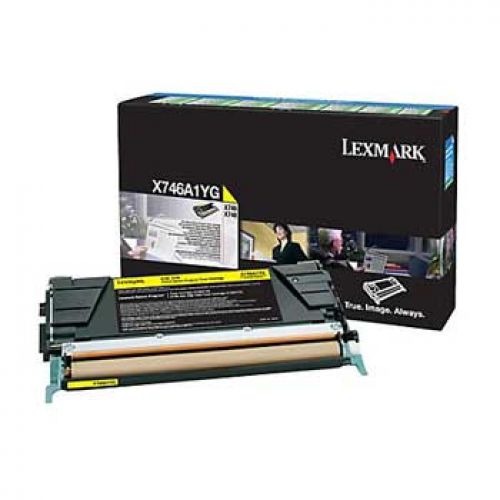 LEXMARK X-746/748 Toner Amarelo Retornable , Lexmark , LEXX746A1YG , 734646346634